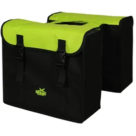 Greenlands Doppelpacktasche 34L schwarz/lime grün