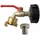 Boni-Shop® IBC Adapter Set mit S60 Grobgewinde 3/4 Zoll Wasserhahn
