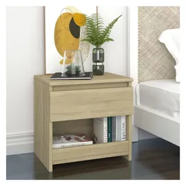 vidaXL Nachtschrank Sonoma-Eiche 40 x 30 x 39 cm Braun
