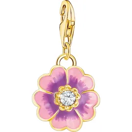 Thomas Sabo Charm Flower« mit Zirkonia (synth.) oder Glas-Keramik Stein