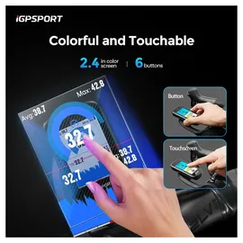 iGPSPORT BSC300T Fahrradcomputer - Black - One Size