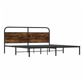 vidaXL Metallbett 180 x 200 cm Braun