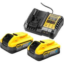 DeWalt Powerstack Akku-Starterkit 2x 18V 5Ah