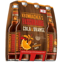 Krombacher Fassbrause Cola Orange Erfrischungsgetränk 330ml 6er Pack