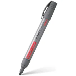 Permanent Marker Silber PT-350 wasserfest 1,5 - 2,5mm 1 Stück Marker Stifte zum Schreiben Markieren Beschriftungsstift für verschiedene Oberflächen