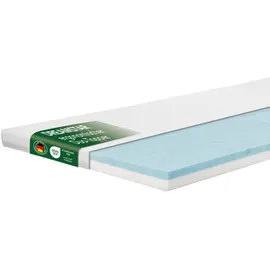 tb furniture DREAMSTAR Duo Topper mit Gel-Memory und Kaltschaum 140 x 200 cm weiß