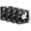 Computerkühlsystem Computergehäuse Ventilator 8 cm Schwarz 4 Stück e