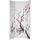 Homestyle4u Paravent Weiß Holz Shoji Reispapier Kirschblüten Shoji