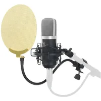 Pronomic CM-22 Großmembranmikrofon SET inkl. Popschutz gold)