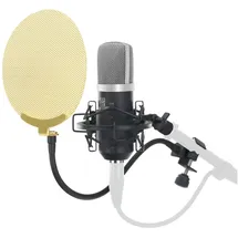 Pronomic CM-22 Großmembranmikrofon SET inkl. Popschutz gold)