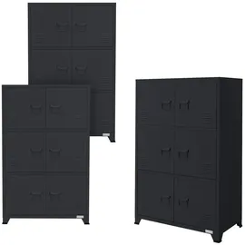 ML-Design Aktenschrank 75 cm x 40 cm x 120 cm weiß