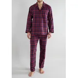 Tom Tailor Pyjama TOM TAILOR Gr. 54, rot (rot-dunkel-karo) Herren Homewear-Sets mit klassischem Karo-Muster