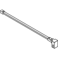 Kermi Liga Stabilisierung ZDSSS90LI120Viertelkreis 90Grad, Länge 1220mm, silber/hochglanz