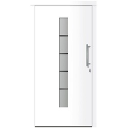 RORO Haustür »R351 Luxus«, Aluminium/Kunststoff, weiß - weiss