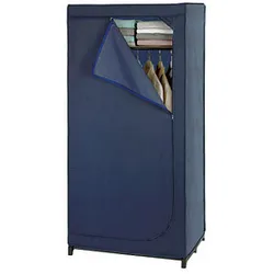 WENKO Kleiderschrank Business, 64530100 blau 1 Fachboden 75,0 x 50,0 x 160,0 cm