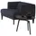 JV Möbel Ohrensessel 76 x 65 x 75 cm Grau