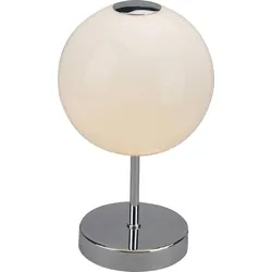 Globo LED-Tischleuchte Trude Metall Silber Nickel matt