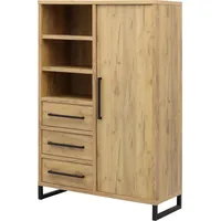 omg design Barschrank Ronda 110 x 170 x 45 cm Eiche