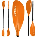 24move 24MOVE® Doppelpaddel LAGO Aluminium Paddel, Stand-Up Paddling, Paddel für Kajak, 220 cm, verstellbar