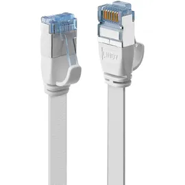 Lindy 47540 RJ45 Netzwerkkabel, Patchkabel CAT 6a U/FTP Weiß mit Rastnasenschutz 1St.