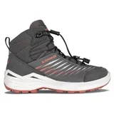 Lowa Zirrox II GTX MID Junior (Multifunktion, wasserdicht) graphitegrau/korallrot Kleinkinder