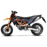 LeoVince SLIP-ON Edelstahl SBK Lv One Evo für KTM 690 Smc R / ENDURO / Gas Gas Es/sm 700 mit Katalysator