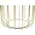 Kayoom Beistelltisch KAYOOM "Pouf Comfortable 110, abnehmbares und wendbares Oberteil", blau (türkis, gold, gold), B:50cm H:45cm T:50cm, Eisen, MDF, Samtbezug, Schaumstoff, Spiegel, Tische, Beistelltisch, praktisch umzuwandeln in Tisch oder Hocker, mit 