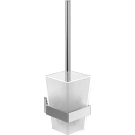 Villeroy & Boch Elements Striking Badaccessoire-Set, 3-in-1, Handtuchhaken, Toilettenpapierhalter & Bürstengarnitur, Chrom