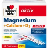Queisser Doppelherz Magnesium + Calcium + D3 DIRECT Pellets 60 St