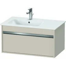 Duravit Waschtischunterschrank 1 Auszug 80 x 41 x 47,5 cm Taupe Matt