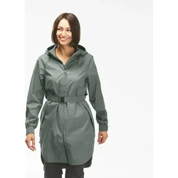 Regenjacke Damen wasserdicht lang Wandern - Raincut M