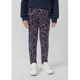 s.Oliver Thermofleece Leggings mit All-over-Print - blau - 98