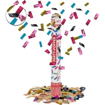 Party Factory Konfettikanone Party Popper 40 cm 1 St. Bunter Farbregen