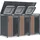 Westmann Mülltonnenbox Status 198 x 80 x 116 cm anthrazit