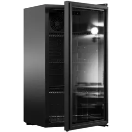 Yuna Cool-View GKS90 Getränkekühlschrank 89 l 830 mm hoch Schwarz
