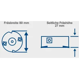 SCHEPPACH Lackfräse LFR720 720W 0–0,3mm