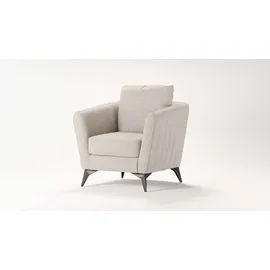 Home Affaire Cocktailsessel HOME AFFAIRE "MATTHEW Sessel, Maße B/T/H: 83/85/88 cm", beige (creme), B:83cm H:88cm T:85cm, 100% Polyester, Sessel, Cocktailsessel, modern, mit Rückenkissen