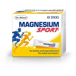 Dr. Böhm Magnesium Sport Sticks 40 Stück