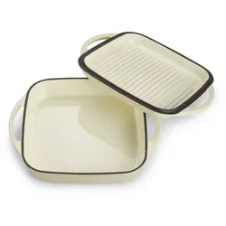 Universalbräter & Deckel, 25,5 x 31, creme