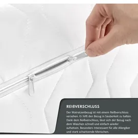 Fdm Taschenfederkernmatratze, Weiß, H3 H4, Taschenfederkern, Rechteckig, 140x200 cm, Oeko-Tex® Standard 100, Schlafzimmer, Matratzen Shop, Matratzen, Taschenfederkernmatratzen