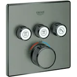 Grohe Grohtherm SmartControl Duschthermostat eckig für 3 Verbraucher Hard Graphite gebürstet 29126AL0