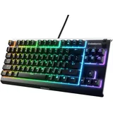 - RGB, USB-A, Gaming-Tastatur - Kompakter Tenkeyless-Formfaktor - 8-Zonen-RGB-Beleuchtung - Amerikanisch (QWERTY) Layout