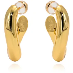 Paar Ohrstecker FILIPPA FIRENZE "GIGI", gold (goldfarben), Ohrringe, Damen, Stahl, mit Vergoldung