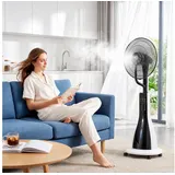 Homcom 125 cm Standventilator Schwarz