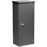 Biohort Terrassenschrank Julia M HIGH 77,7 x 180,9 x 57 cm Dunkelgrau-Metallic
