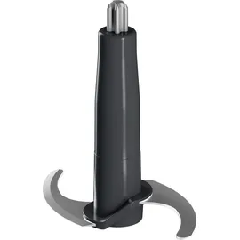 Grundig CH 5320 Multi-Zerkleinerer, 500 Watt, 2 Edelstahlmesser, 0,5 l Glasbehälter, 2 Stufen, Anti-Rutsch-Unterlage, Ein-Hand-Bedienung, Sicherheitsverriegelung, Grau/Terracotta