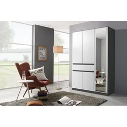 Drehtürenschrank TÜBINGEN - grau