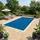 vidaXL Solar Poolabdeckung Blau 732 x 366 cm