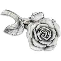 Tempelwelt DEKOTEMPEL Grab Deko Figur Rose Rosenblüten, 14 cm,