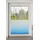 K-HOME Plissee Farbverlauf Sunrise 50 x 130 cm blau/weiß